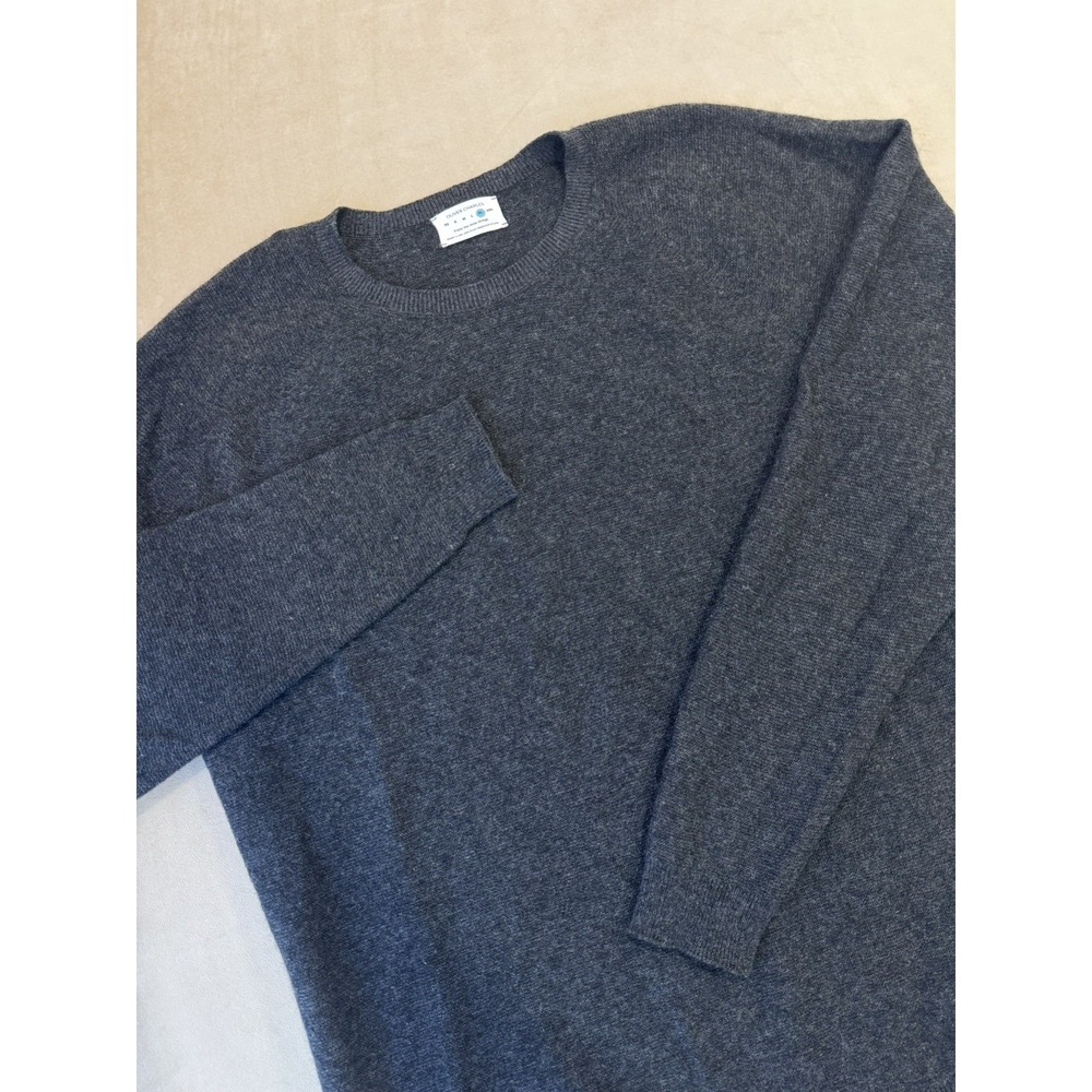 Oliver Charles Khullu Sweater Size XL Unisex Gray Merino Wool Yak Knit Pullover